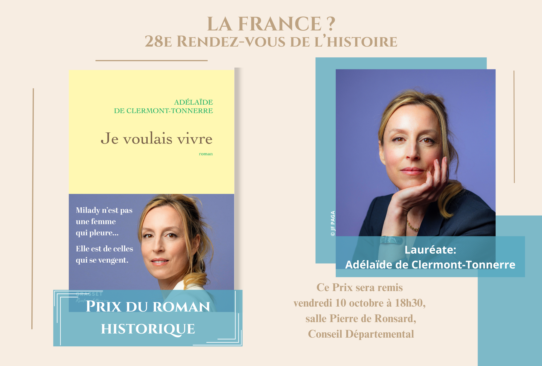 Communiqué Prix du roman historique 2025